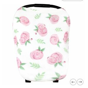 5-in-1 Multi-Use Cover Copper Pearl, City - Grace - Pink Rose Flowers